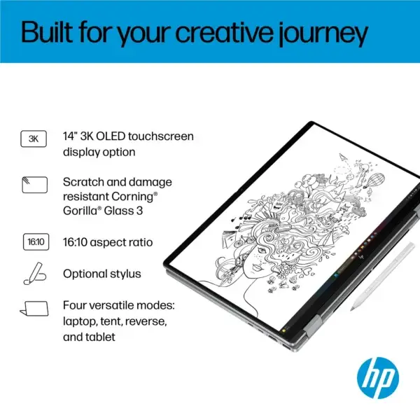 HP OmniBook X Flip 14" 3K UWVA 2-in-1 - Image 7
